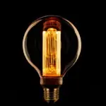 LED Lamp E27 Globe 80mm goud-dimbaar 3.5W-1800K