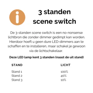 Wauw verlichting info scene switch