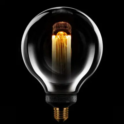 LED Lamp E27 Globe 125mm half smoke-scene switch 5W-1800K