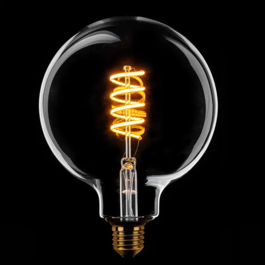 LED Lamp E27 Globe 125mm helder-dimbaar 8W-2200K