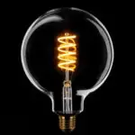 LED Lamp E27 Globe 125mm helder-scene-switch 7W-2200K