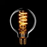 LED Lamp E27 Globe 80mm helder-dimbaar 8W-2200K