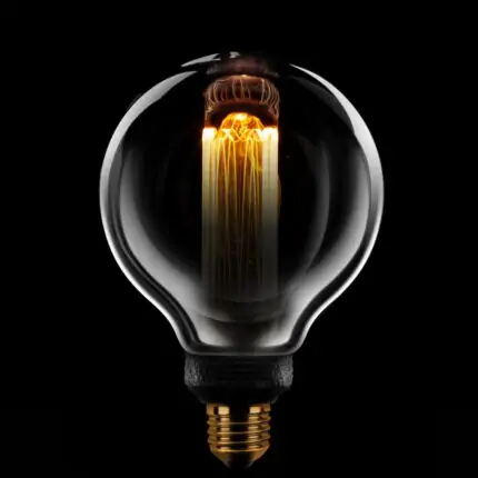 LED Lamp E27 Globe 95mm half smoke-scene switch 5W-1800