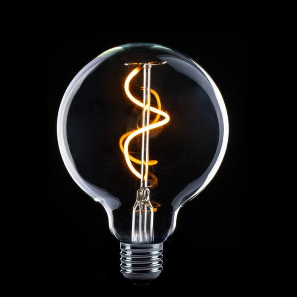 LED Lamp E27 Globe 95mm helder-dimbaar 2W-2200K