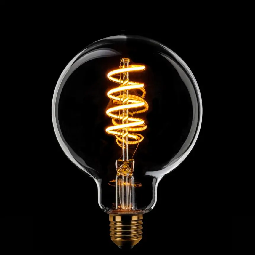 LED Lamp E27 Globe 95mm helder-scene-switch 7W-2200K