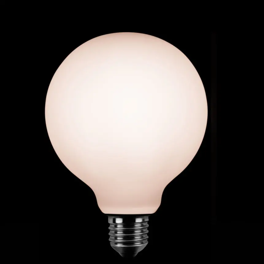 LED Lamp E27 Globe 95mm opaal-scene switch 4W-2200K