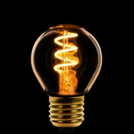 LED-Lamp-E27-Kogel-goud-dimtone