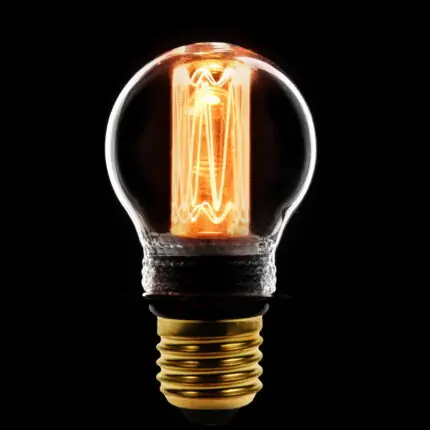 LED Lamp E27 Kogel helder-dimbaar 2W-2000K