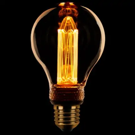 LED Lamp E27 Standaard goud-scene switch 5W-1800K