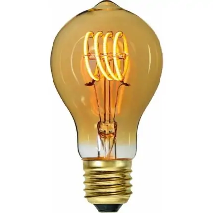 LED Lamp E27 Standaard goud-scene switch 6W-2200K