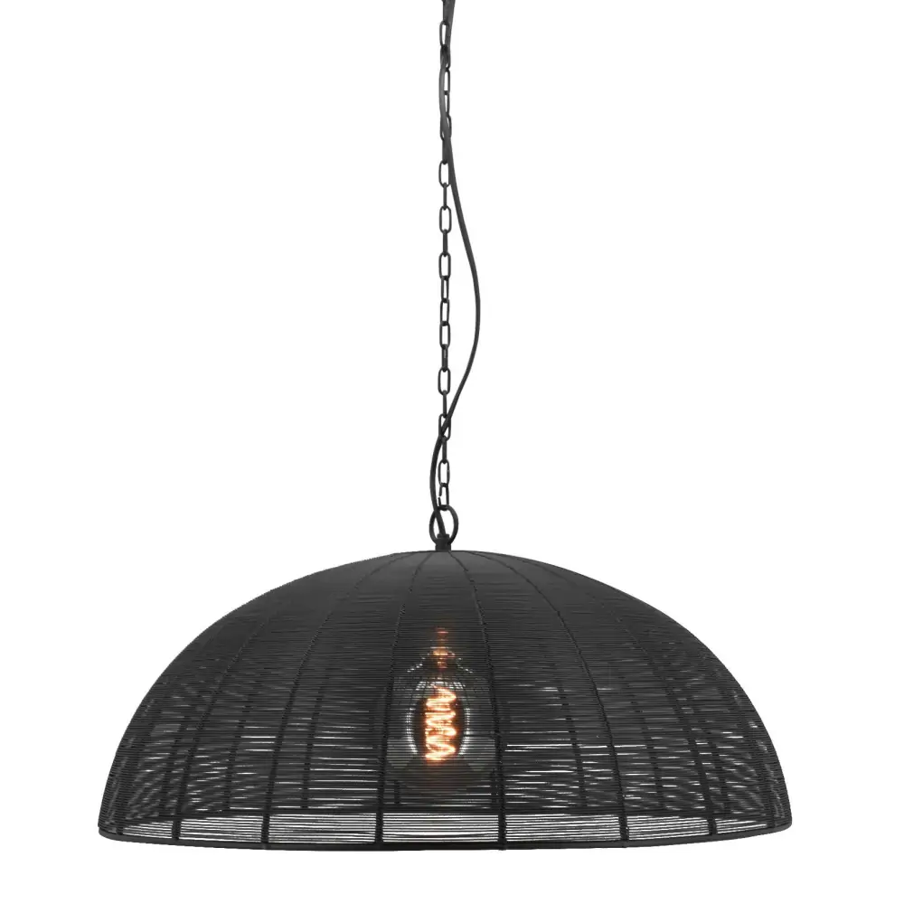 Hanglamp zwart Brandon Ø50cm