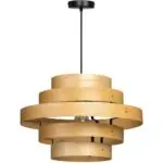 Hanglamp naturel Oaknut 5 rings