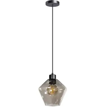 Hanglamp smoke glas Bendy 1 lichts