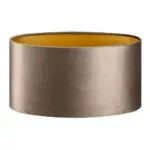 lampenkap bruin fluweel cilinder ovaal fendi