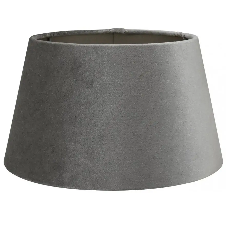 lampenkap zilver fluweel halfhoog fendi