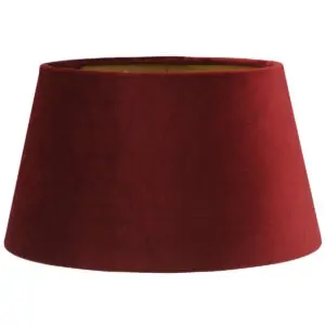 Lampenkap bordeaux op goud halfhoog Royal velvet
