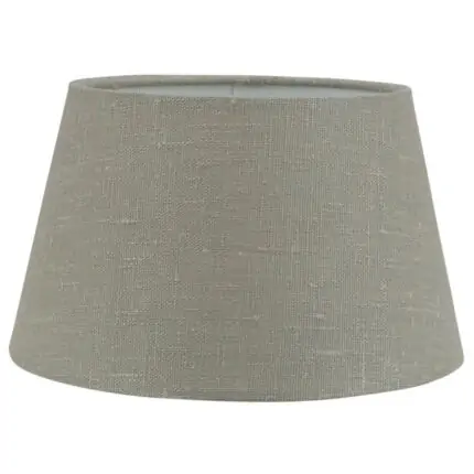 lampenkap grijs linnen halfhoog