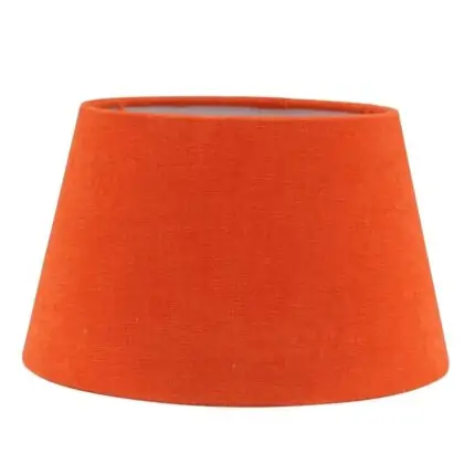 lampenkap oranje katoen halfhoog linda