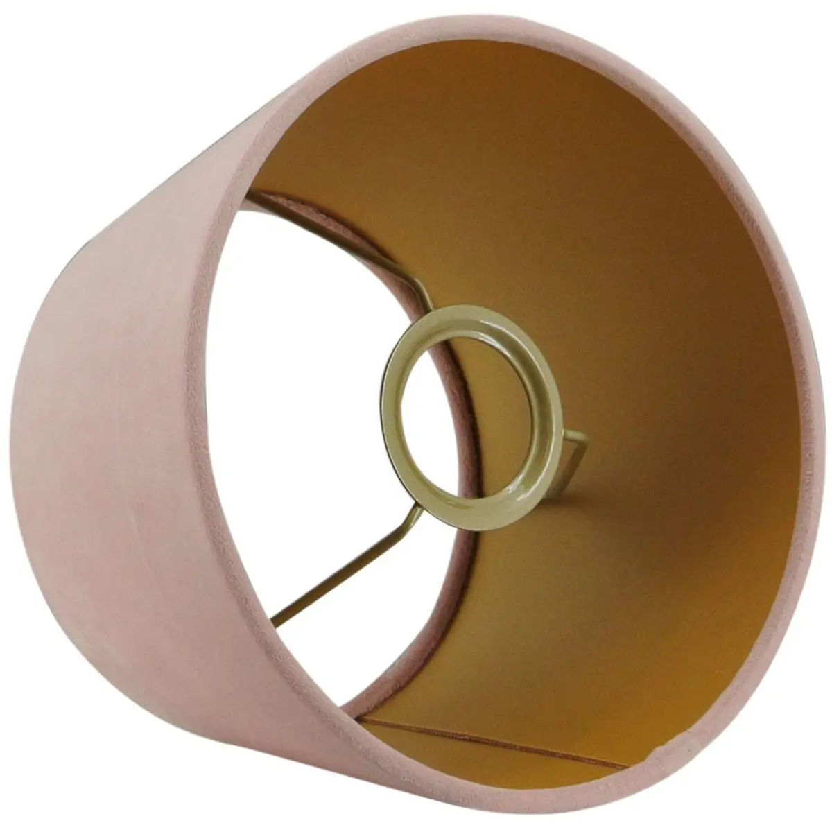 lampenkap roze fluweel halfhoog san remo