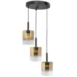Hanglamp goud Salerno 3 lichts