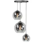 Hanglamp smoke Fantasy globe 3 lichts