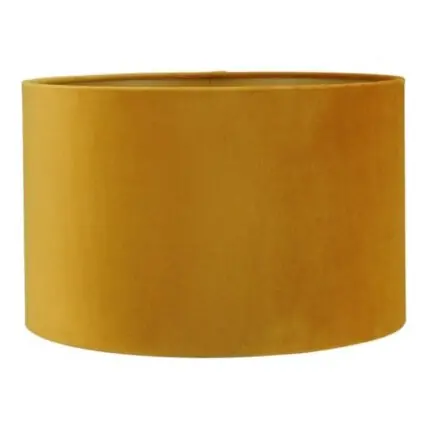 Lampenkap oker fluweel cilinder San Remo