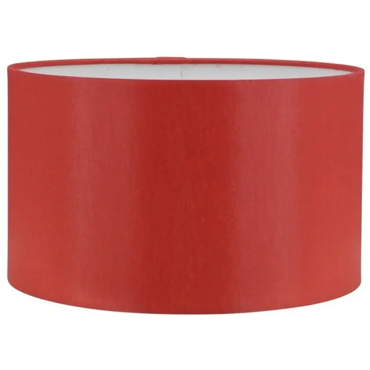 Lampenkap rood katoen cilinder Chintz 90