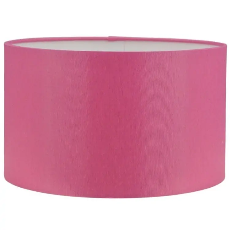 Lampenkap roze katoen cilinder Chintz 29