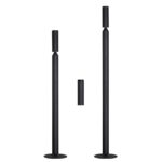 Vloerlamp zwart Pencil H180cm detail