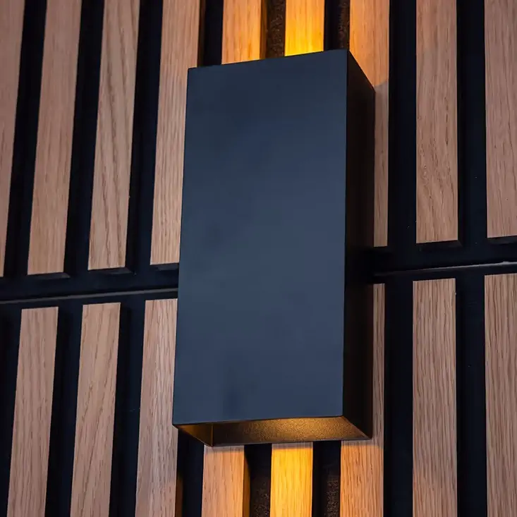 Wandlamp zwart David sfeer