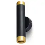 Wandlamp zwart Miller 2 lichts