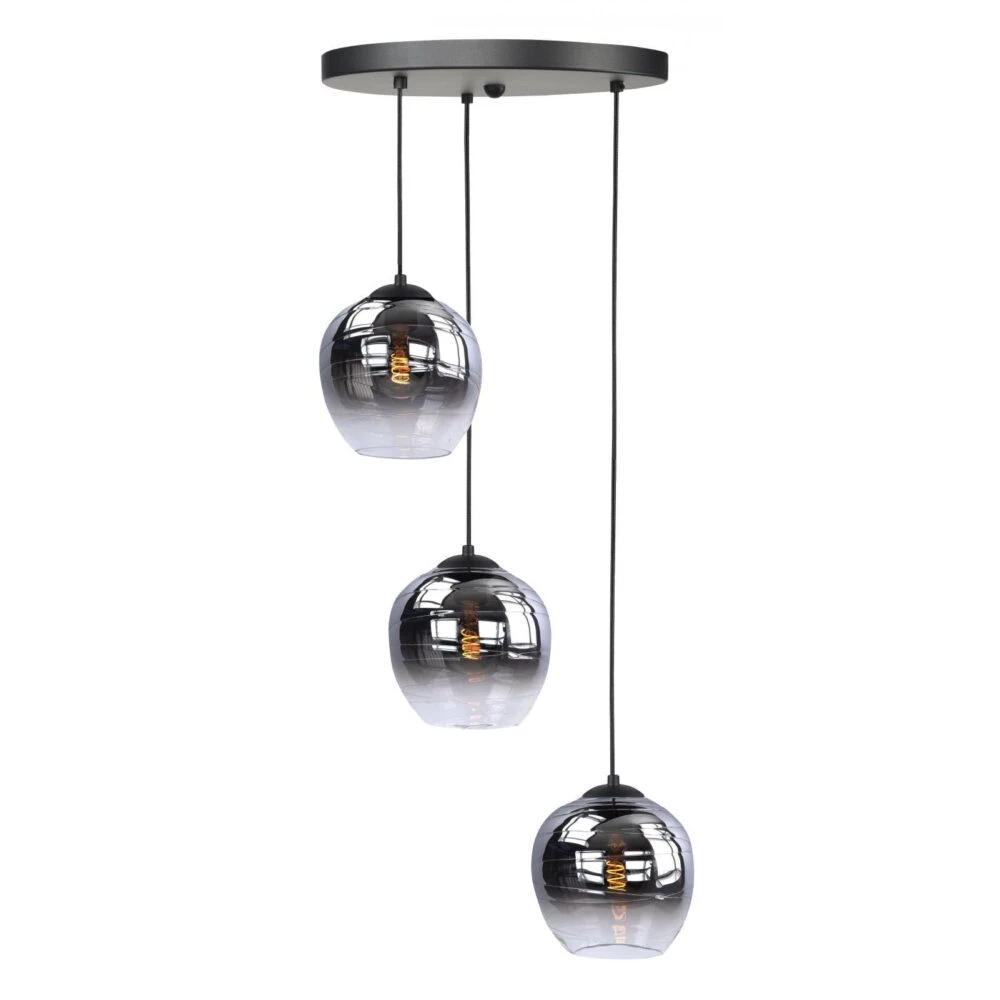Hanglamp semi smoke Fantasy apple 3 lichts