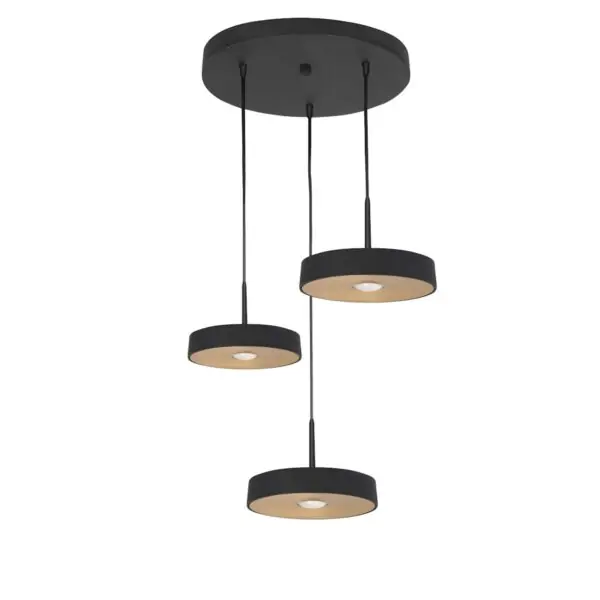 Hanglamp zwart Bright