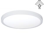 Plafondlamp wit Piatto sensor ⌀30cm