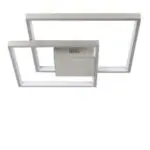 Plafondlamp zilver Piazza 42cm