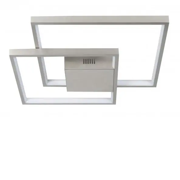 Plafondlamp zilver Piazza 42cm