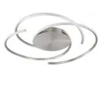 Plafondlamp zilver Reverso