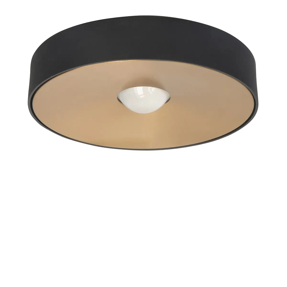 Plafondlamp zwart Bright ⌀20cm