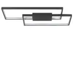 Plafondlamp zwart Piazza 65cm
