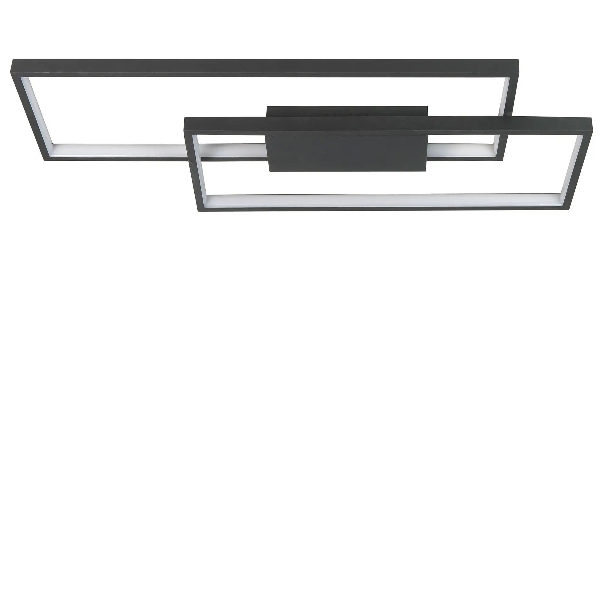 Plafondlamp zwart Piazza 65cm