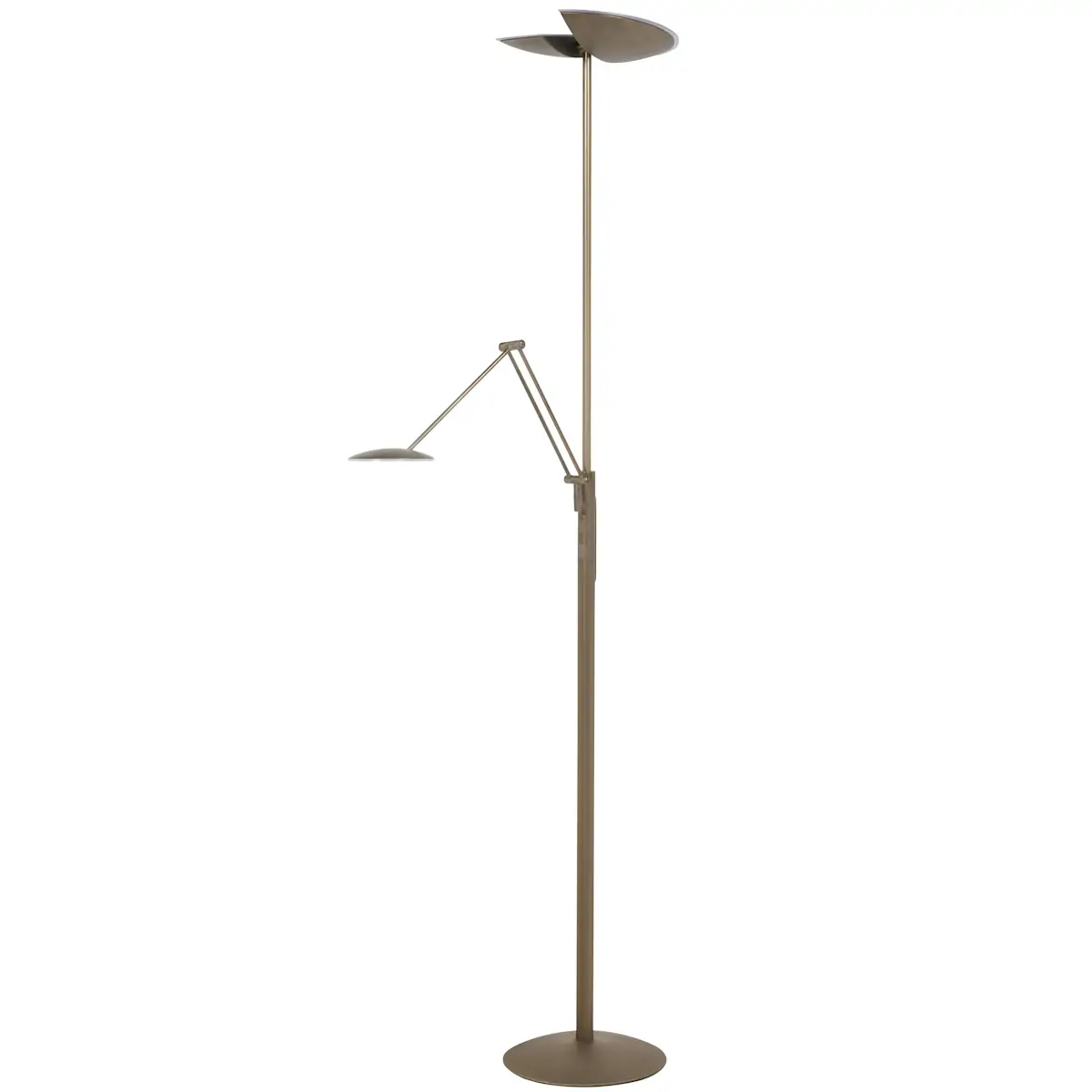 Vloerlamp brons New Sapporo 3 lichts