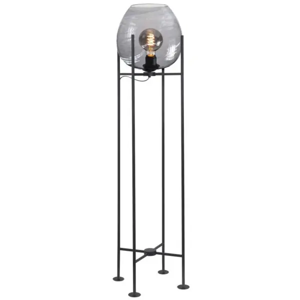 Vloerlamp zwart Fantasy apple Ø32cm