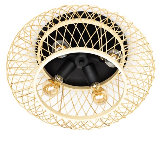 Plafondlamp naturel Norah Ø50cm