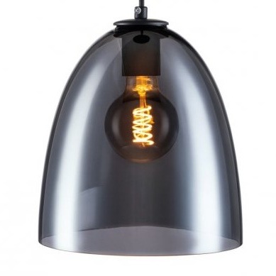 Glaskap smoke Marina ⌀22cm detail