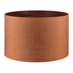 Lampenkap bruin rusty linnen cilinder Oslo