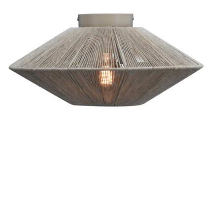 Plafondlamp jute Owen Ø46cm