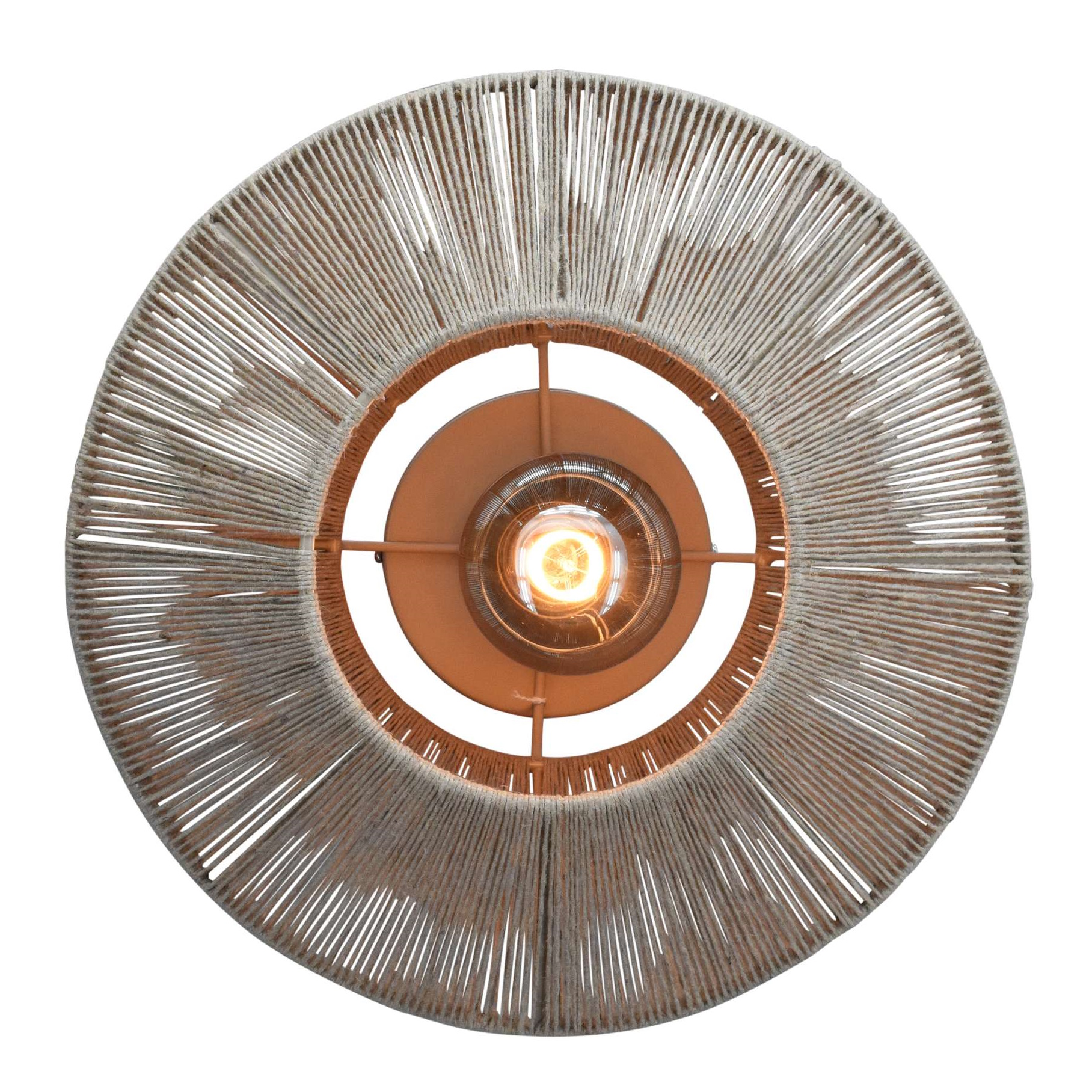 Wandlamp jute Owen Ø36cm detail 2