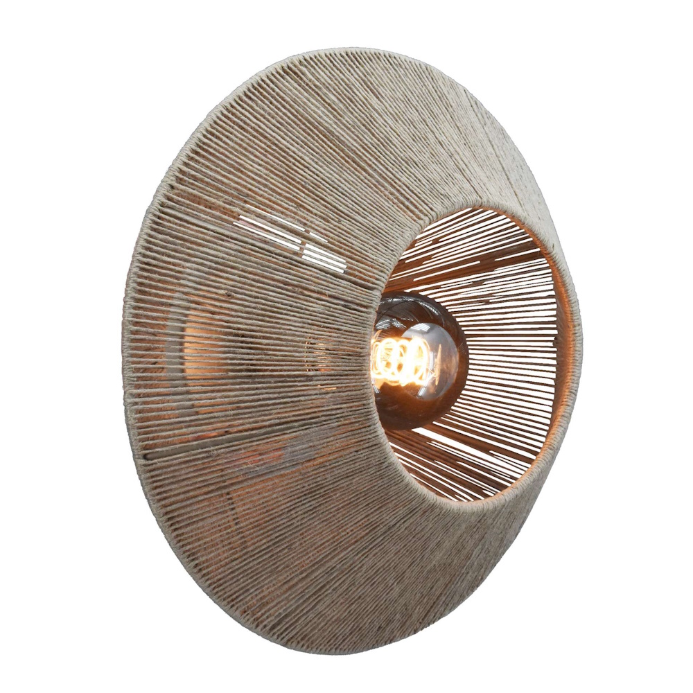 Wandlamp jute Owen Ø36cm