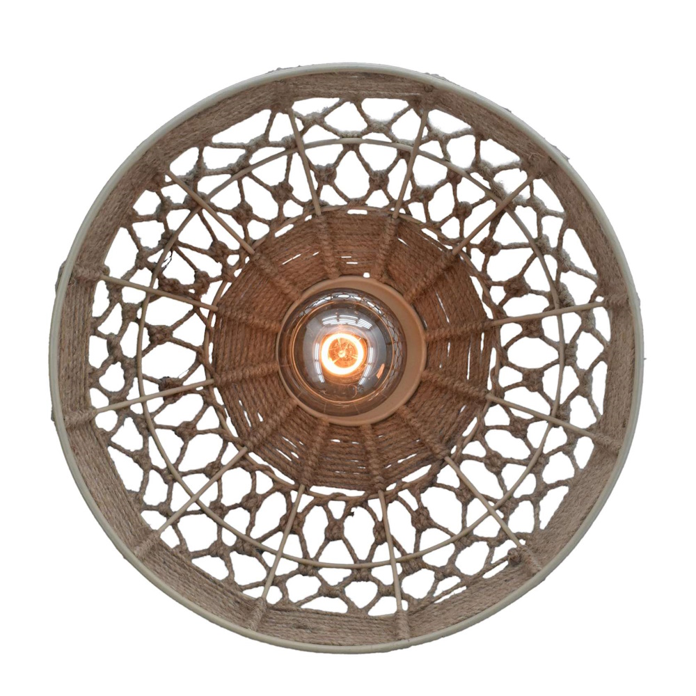 wandlamp jute Noah Ø35cm detail