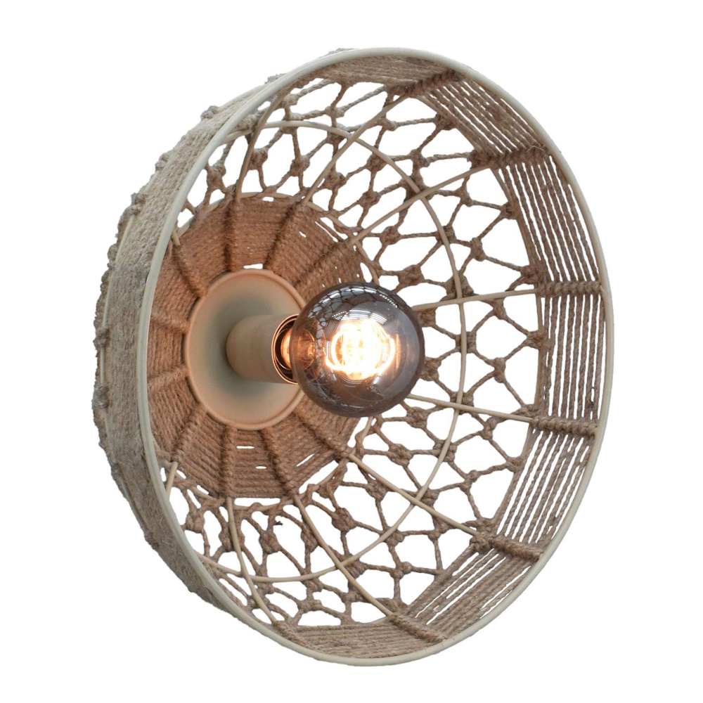 wandlamp jute Noah Ø35cm